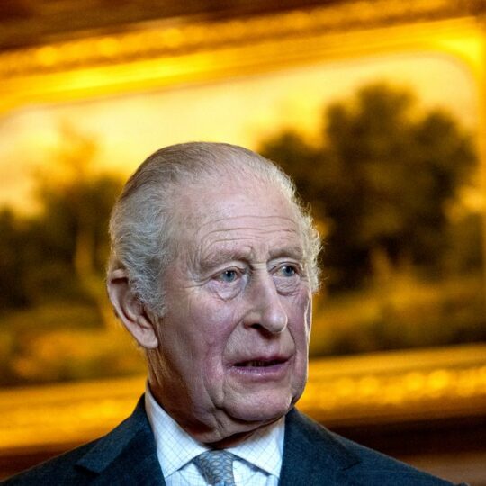 King Charles at Palace of Holyroodhouse