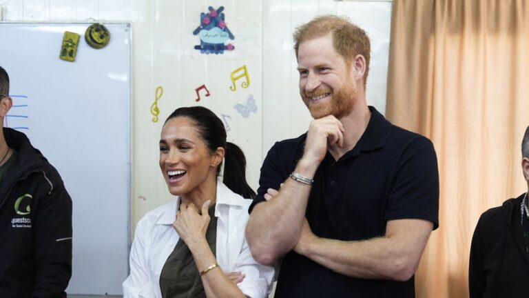 The Duke and Duchess of Sussex attend a World Health Organisation roundtable with key donors and humanitarian partners in Amman, Jordan