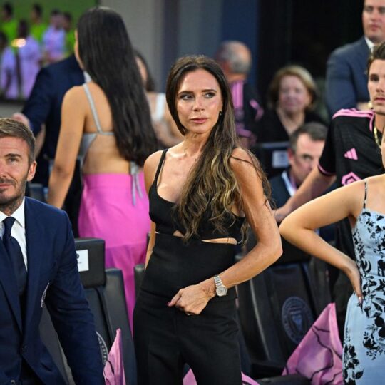 Harper Beckham also wore a ballet bun at the Leagues Cup Group J football match between Inter Miami CF and Cruz Azul a week later