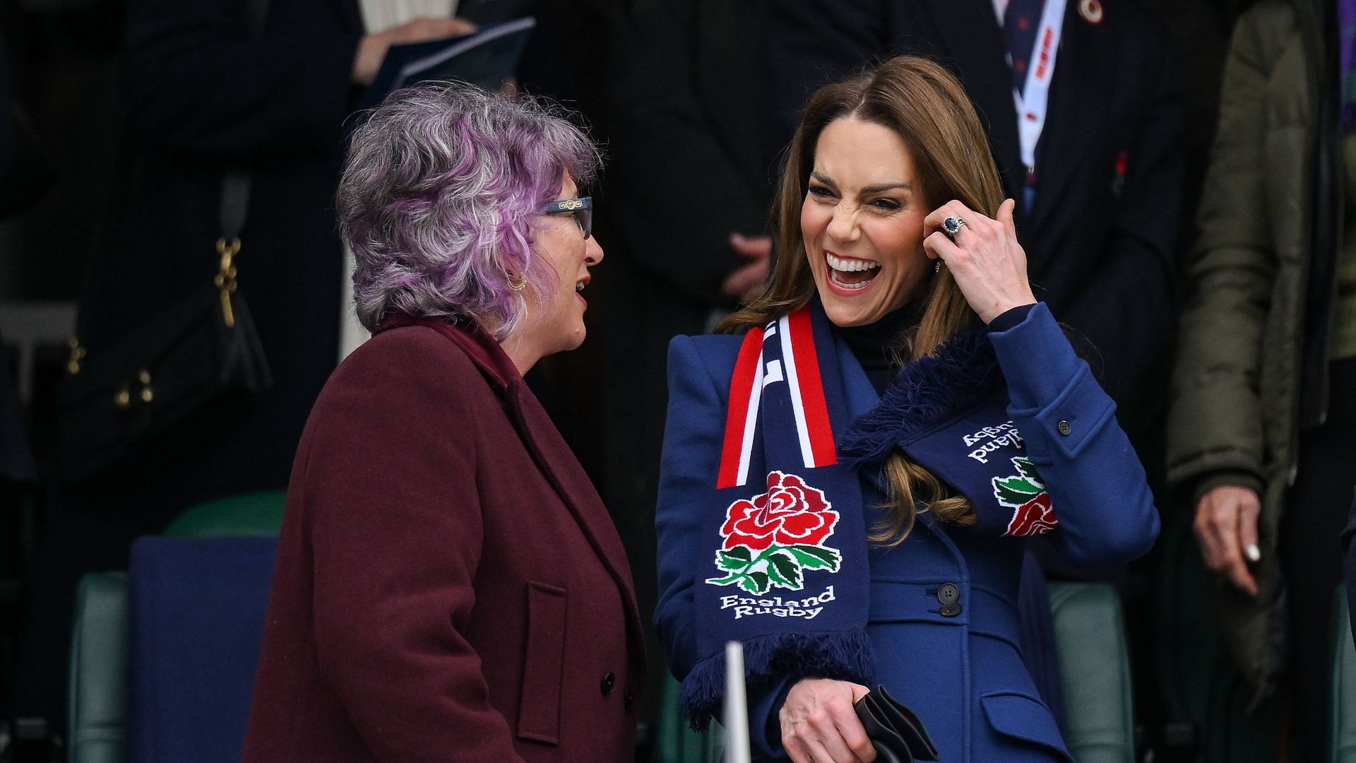 Kate Middleton seen chatting with Deborah Griffin