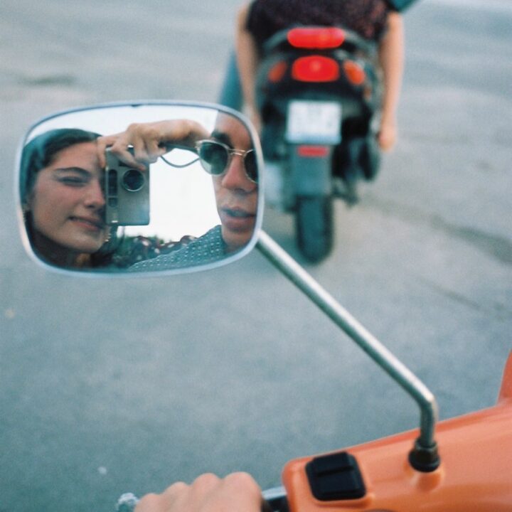 Ο Οδυσσέας και η Ιζαμπέλ στις Σπέτσες, το 2021.