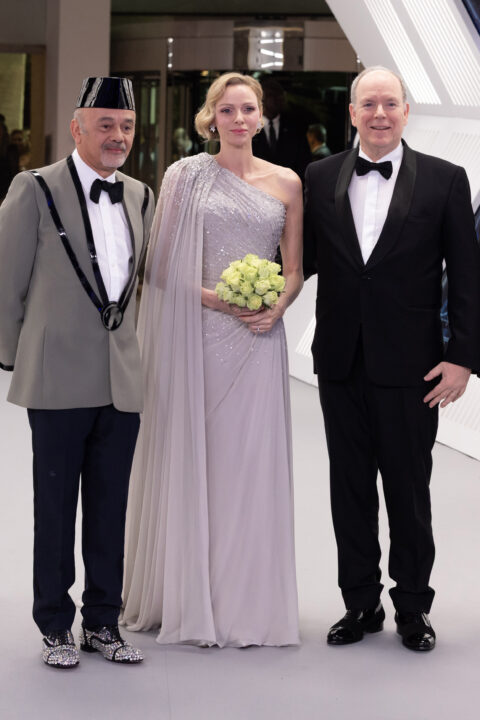 Πριγκίπισσα Σαρλίν, με τον πρίγκιπα Αλβέρτο και τον Κριστιάν Λουμπουτέν