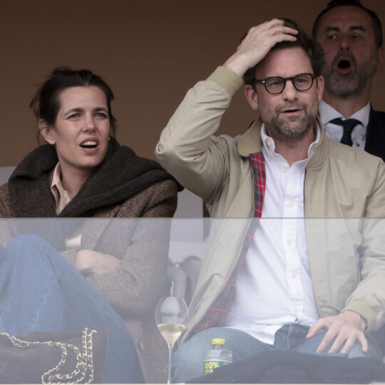 Charlotte Casiraghi and partner Nicolas Mathieu attend the vict