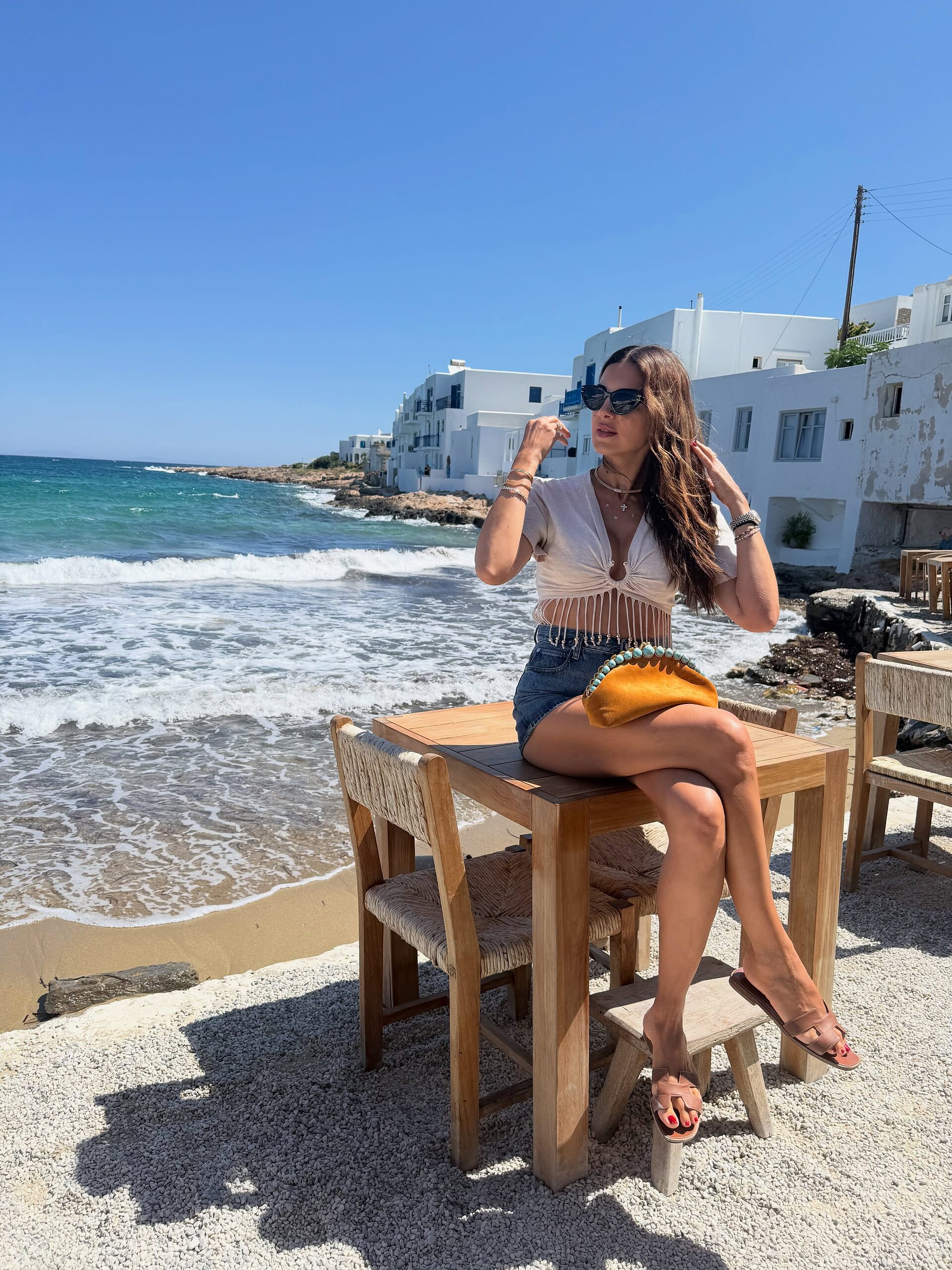 Η Σταματίνα Τσιμτσιλή στην Πάρο